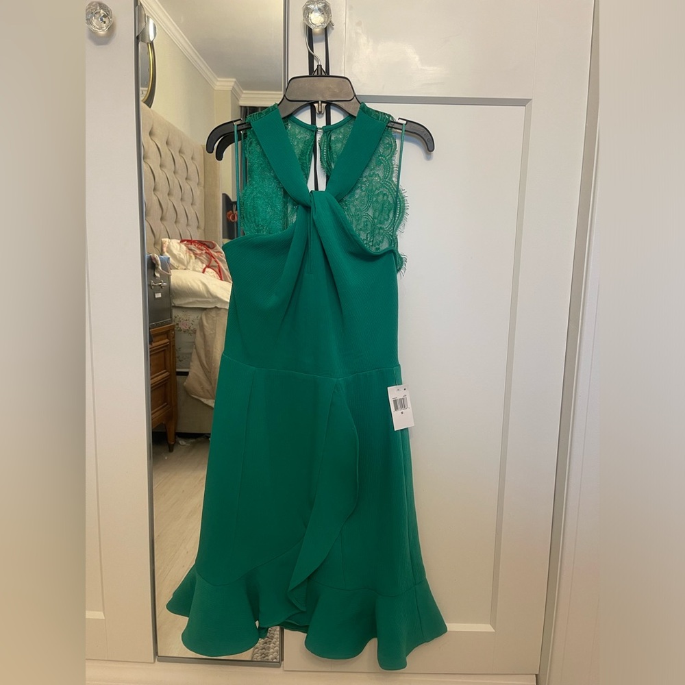 Brand New Green Dress with Lacy Back
